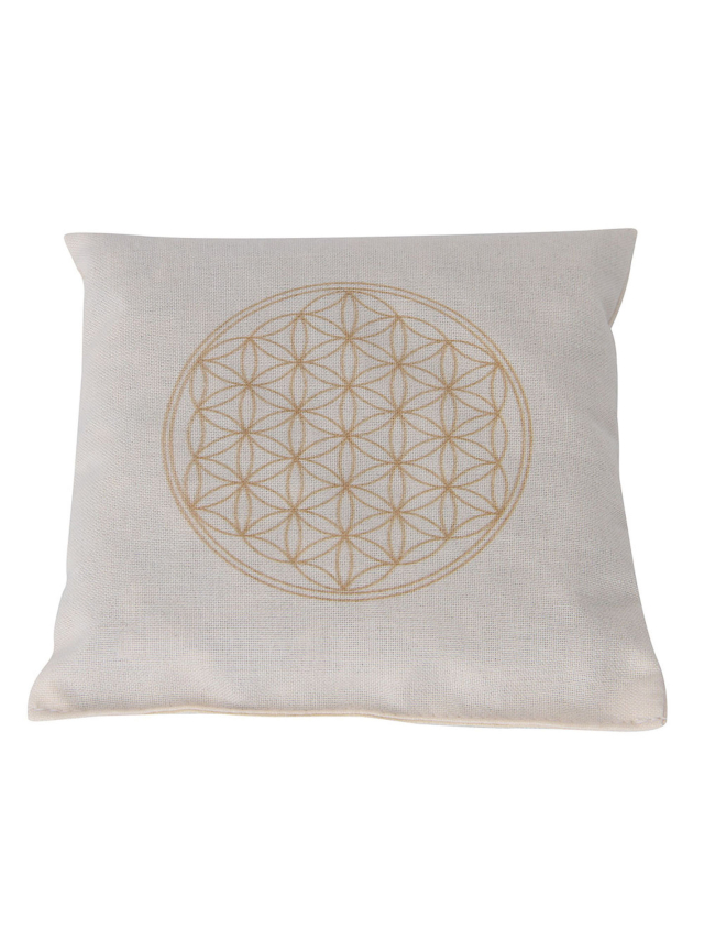 Duftkuschler Blume des Lebens gold