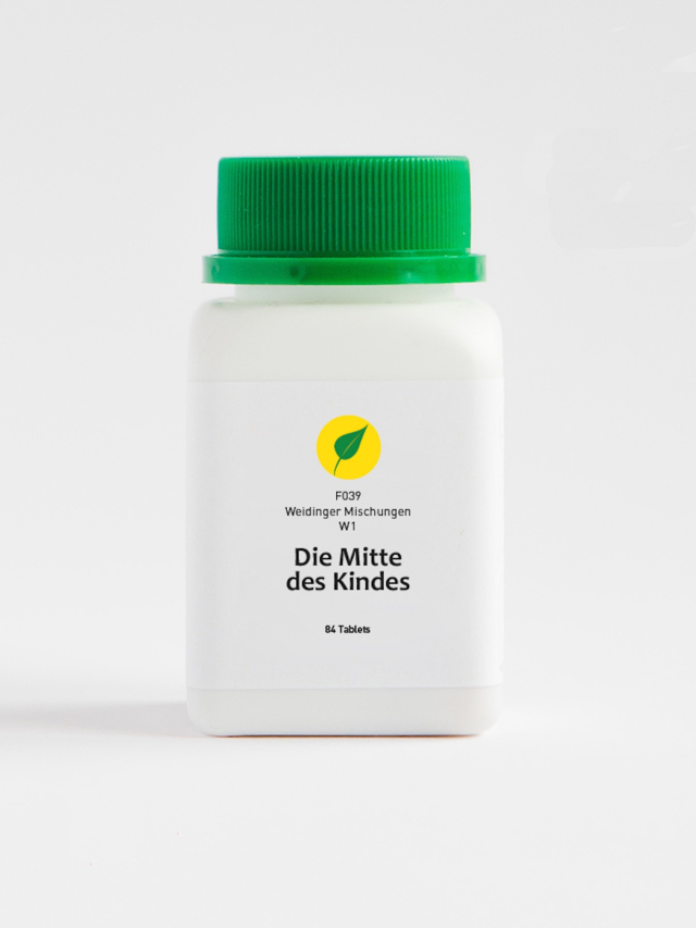 W01 Die Mitte des Kindes, Georg Weidinger, 84 Tabletten. Allergie, Gesunder Schlaf, No Stress - ruhig und gelassen, Verdauung