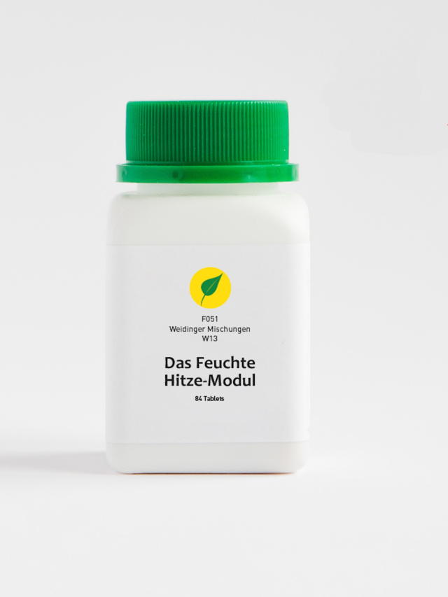 W13 Das Feuchte Hitze-Modul, Georg Weidinger, 84 Tabletten. Haut und Haare, Verdauung