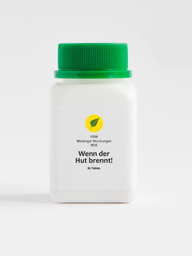 W30 Wenn der Hut brennt!, Georg Weidinger, 84 Tabletten. Abwehr - Immun, Fit im Alter