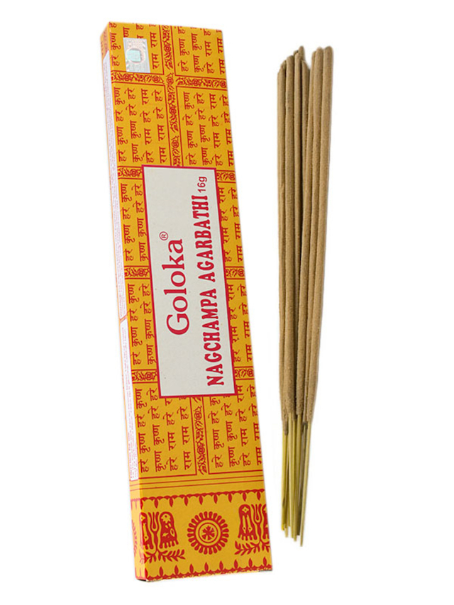 Nag Champa Goloka Räucherstäbchen, 16g