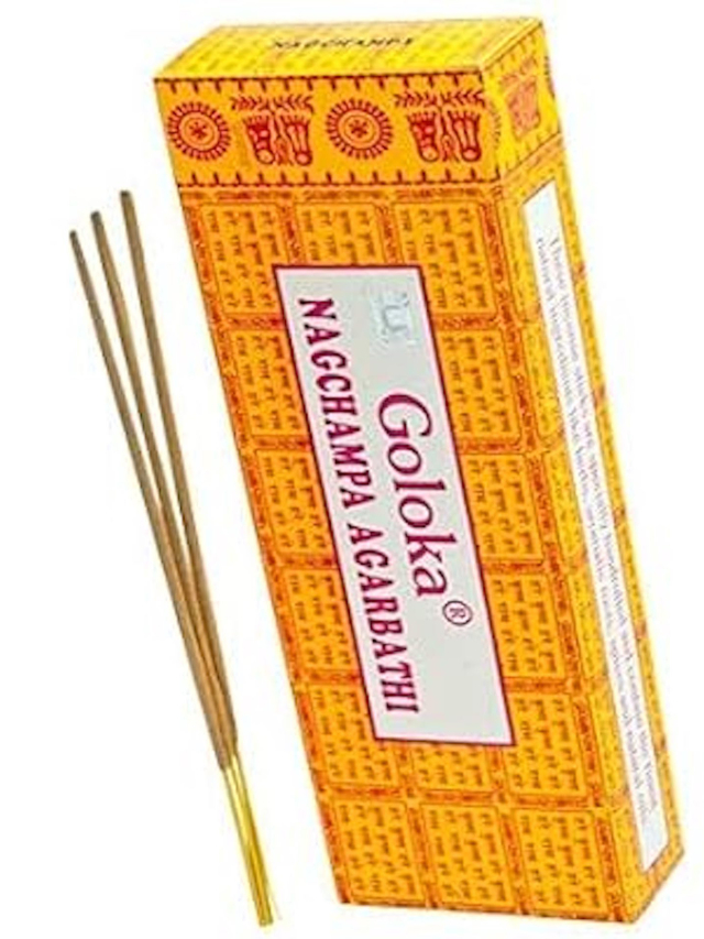 Nag Champa Goloka Räucherstäbchen, 100g Großpackung