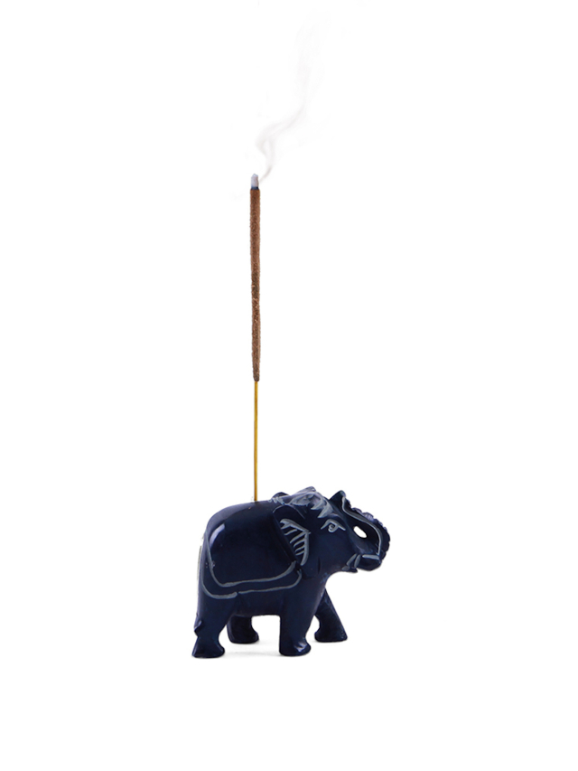 Räucherstäbchenhalter BLAUER ELEFANT