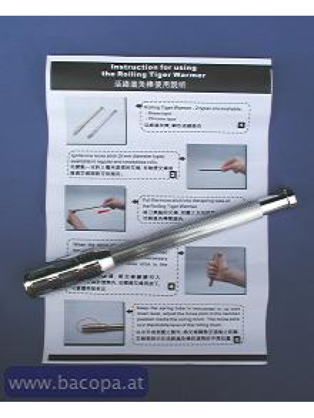 Rollender Tigerwärmer silberfarben , ca. 18cm lang