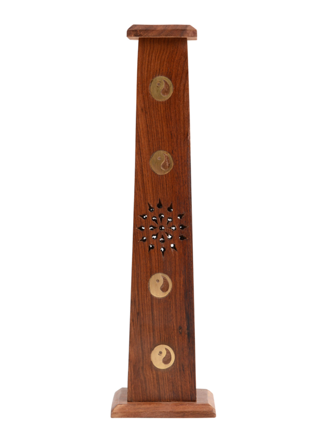Holz-Räucherstäbchenturm Ying-Yang