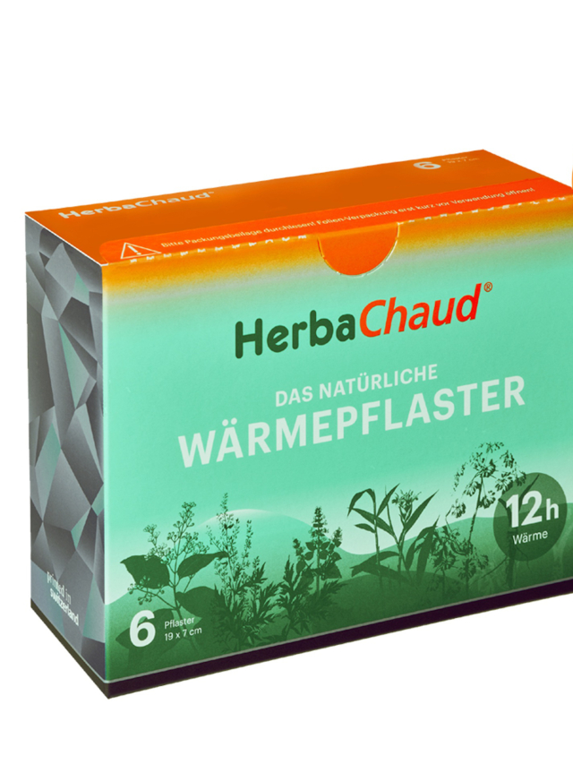 HerbaChaud Kräuter-Wärmepflaster, 6 Pflaster Packung