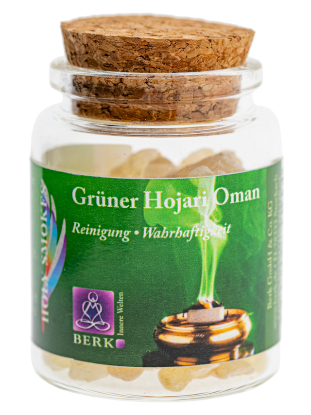 Grüner Hojari Oman - Reine Harze 60ml Glas
