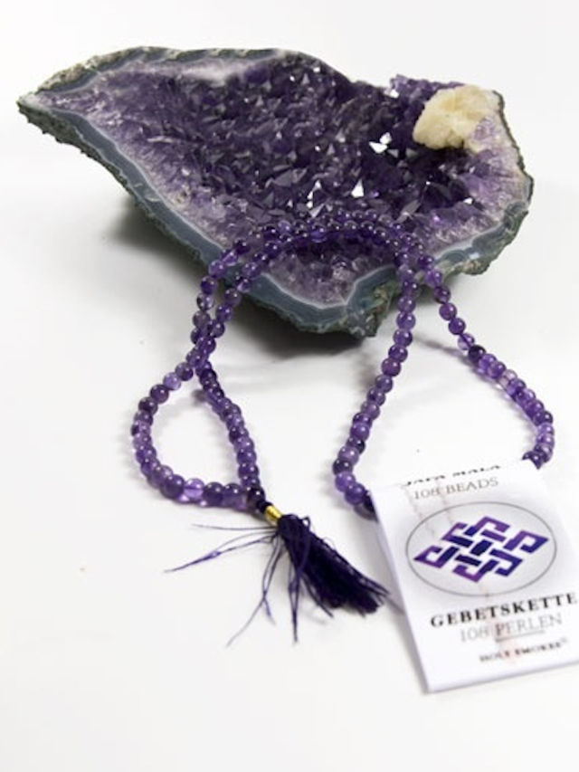 Amethyst-Mala ca. 70 cm