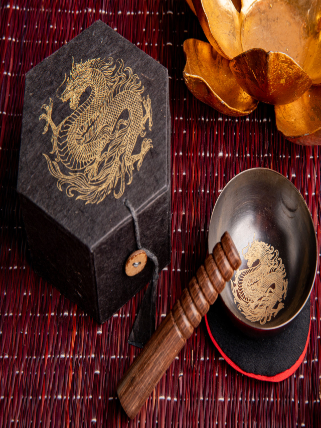 Klangschalen Set Drache