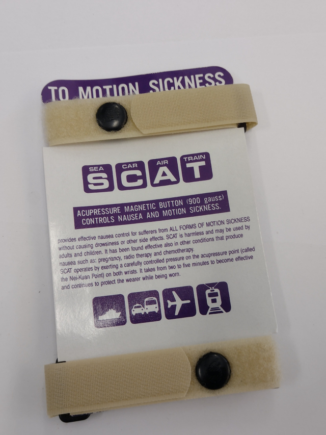 Akupressur Magnet Band mit 900 Gauss. Acupressure Magnetic Button Band