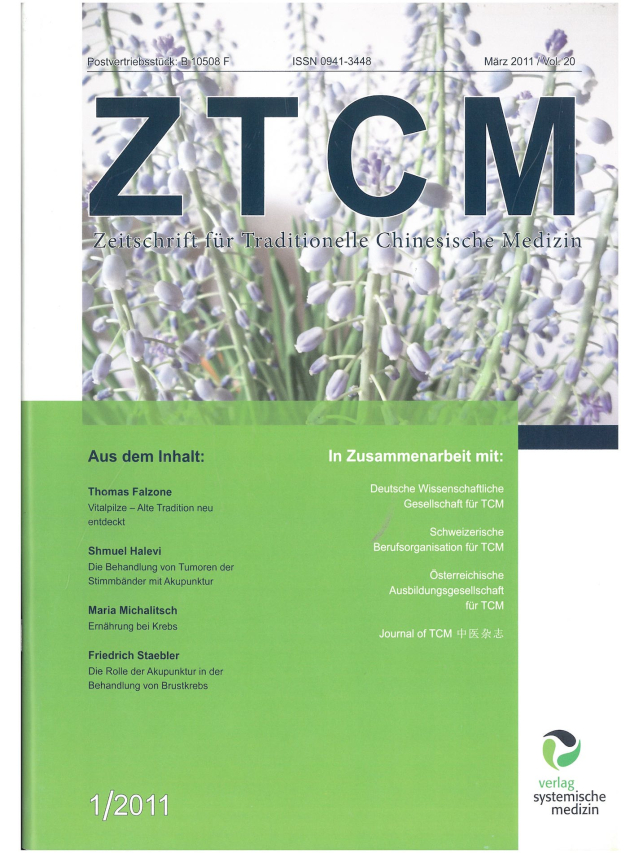 Qi Zeitschrift für Chinesiche Med. Jahr 2011 Ausgabe 1