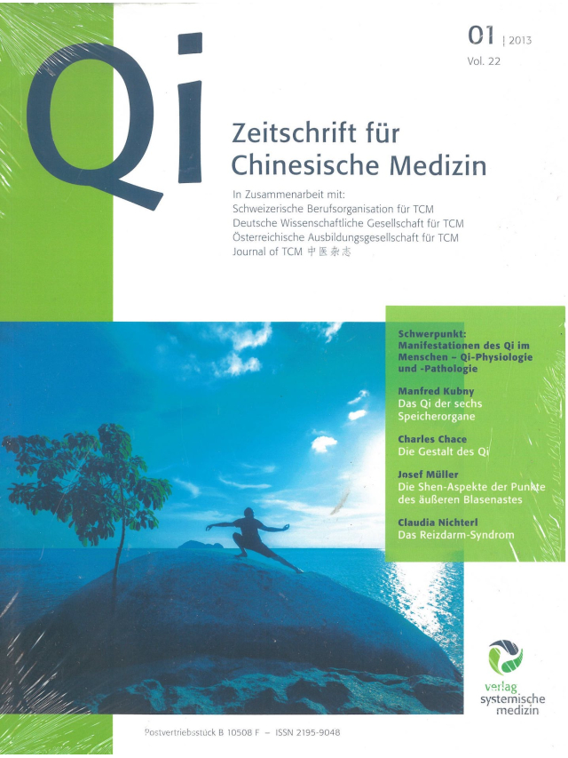 Qi Zeitschrift für Chinesiche Med. Jahr 2013 Ausgabe 1