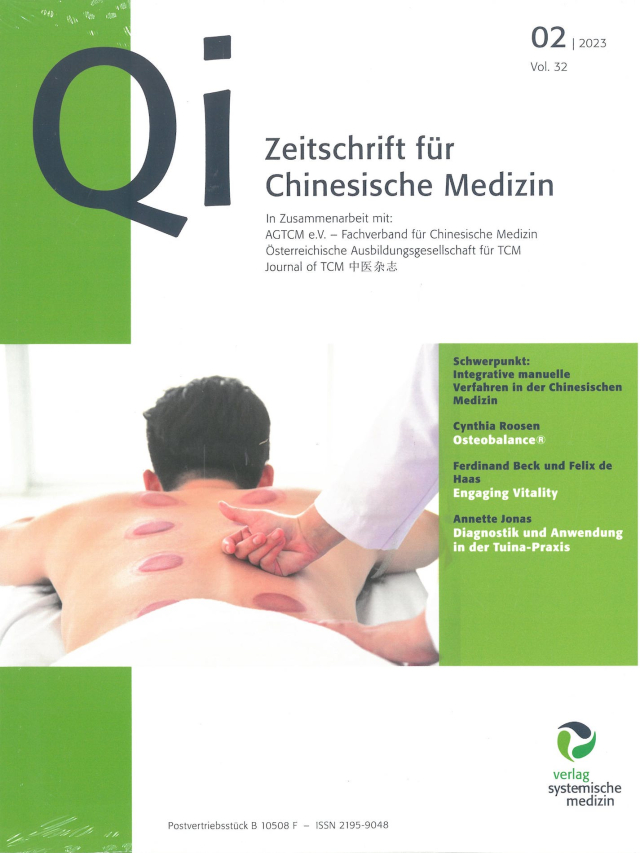 Qi Zeitschrift f. chin.Medizin Ausgabe 2023 / 2