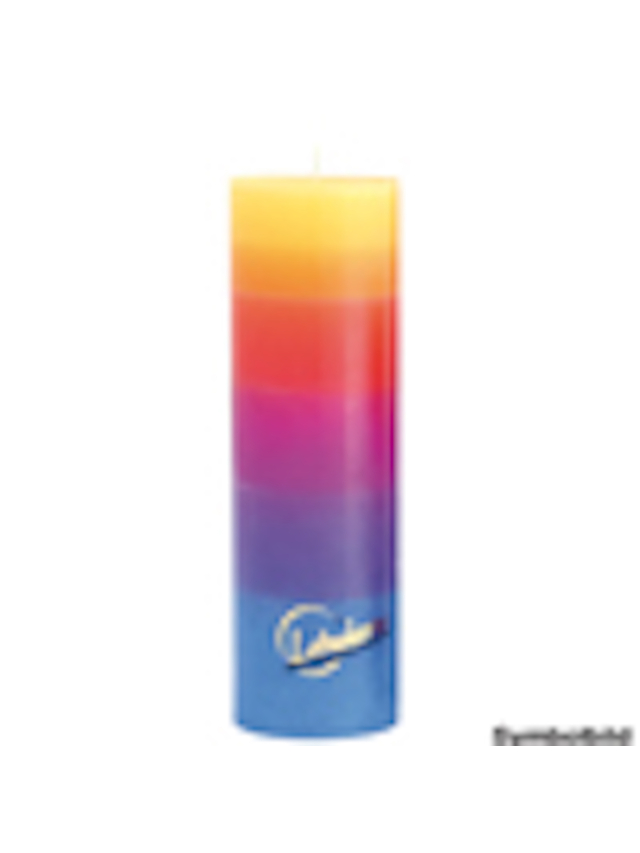Candela Lotuskerze Regenbogen ca. 28 cm