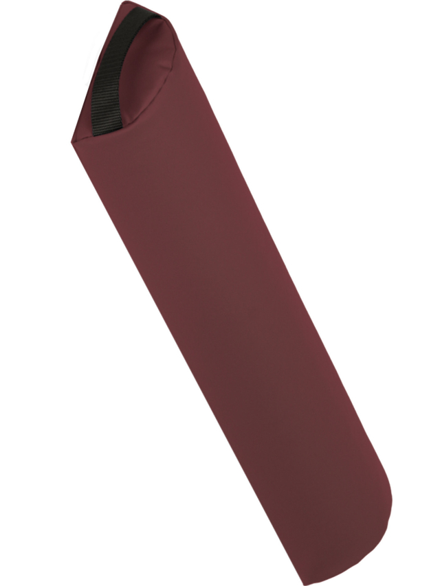 Halbrolle 8 x 15 x 66 cm, Burgunderrot, burgundy