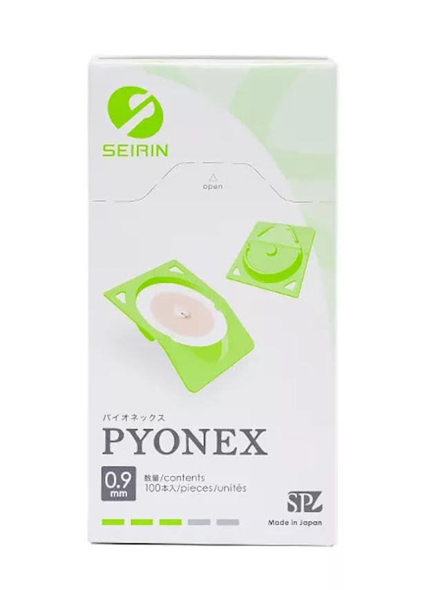 Seirin New Pyonex grün, 0,17 x 0,9 mm, 100 Stück