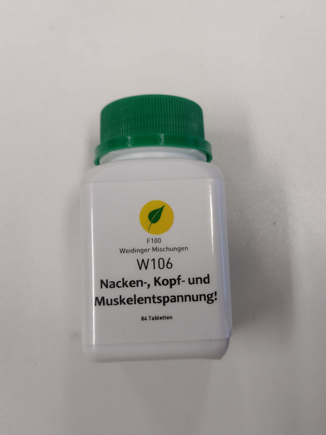W106 Nacken und Muskelentspannung Pian, 84 Tabletten