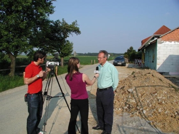 Interview mit dem Regional Fernsehen