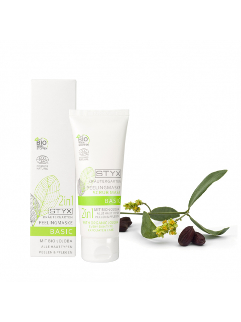 Peelingmaske mit Bio-Jojoba