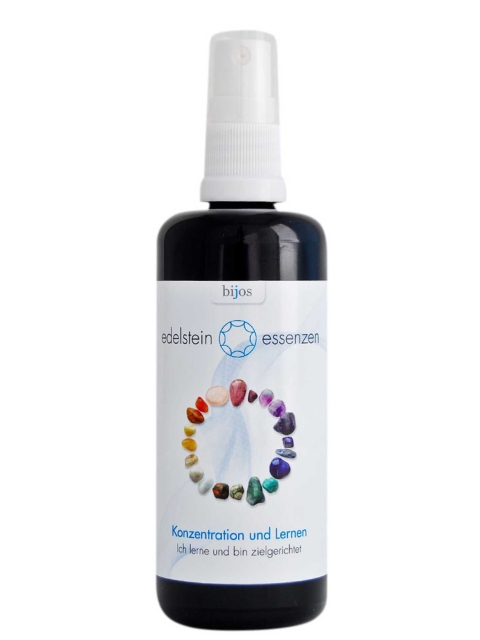 Edelstein Essenz Konzentration und Lernen, 100 ml