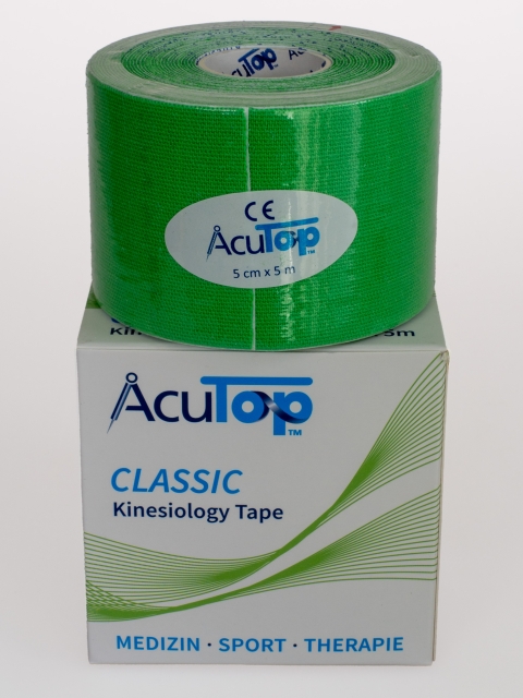 AcuTop Kinesiology Tape, apfelgrün, 5cm breit und 5 Meter lang