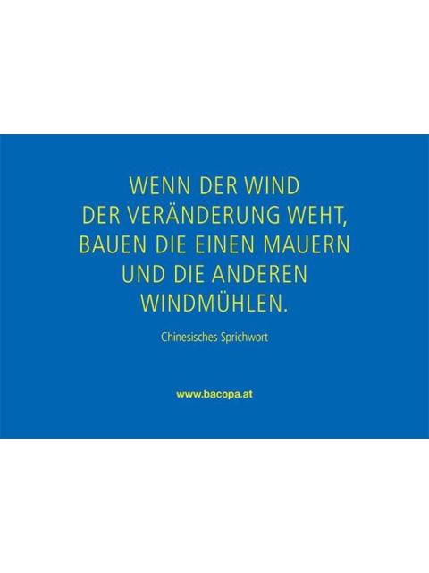 Wenn der Wind der Veränderung weht