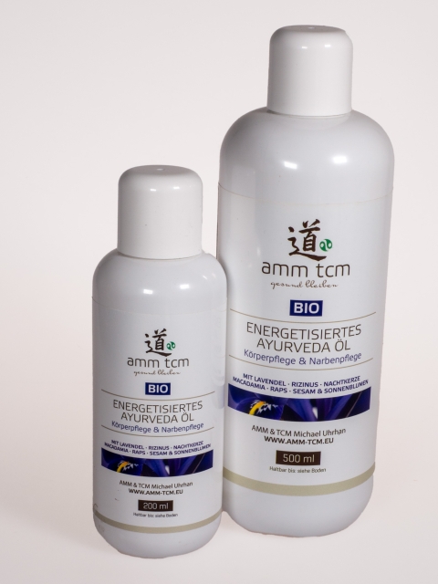 AMM & TCM Energetisiertes Öl - Ayurveda Öl, 200ml