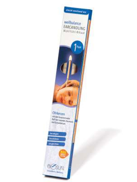 Ohrenkerzen BIOSUN wellbalance, 1 Set 2 Stk Lavendel/Rosm.