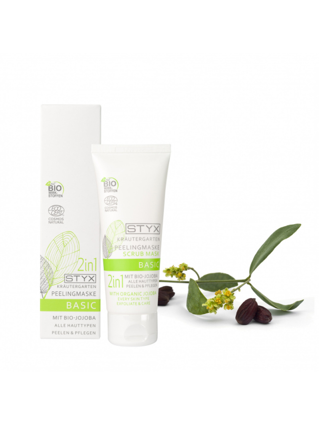 Peelingmaske mit Bio-Jojoba