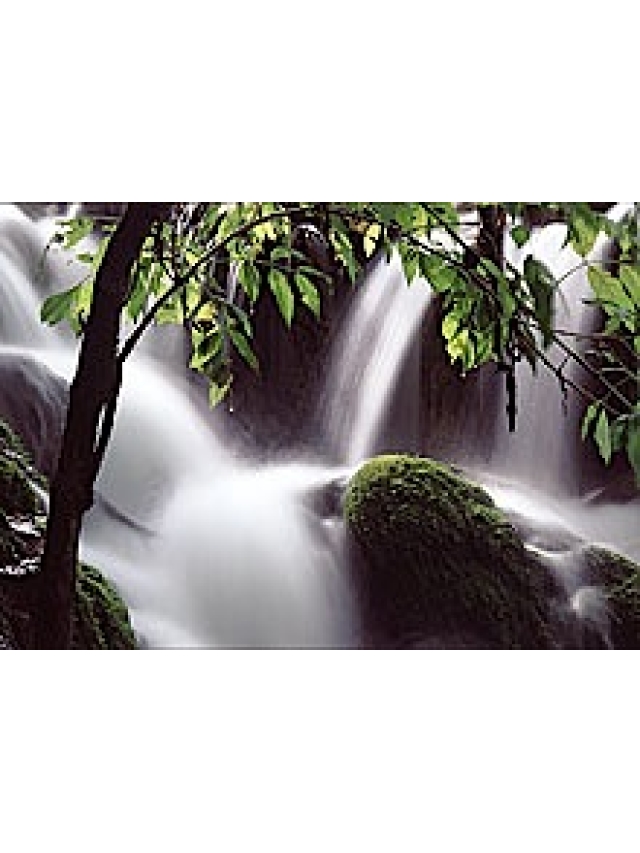 Kunstdruck Wasserfall, ca. 44 x 32 cm
