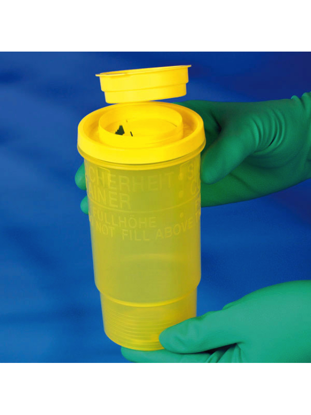 Nadelentsorgungsbox mit ca. 100 ml
