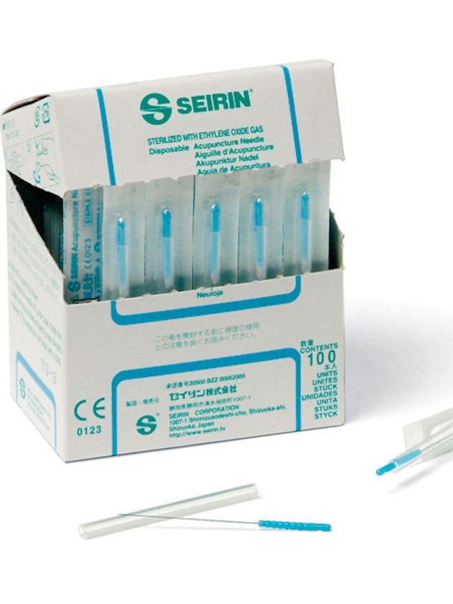 SEIRIN Akupunkturnadeln, J-Type 0,30 x 60 mm, 100 Stück